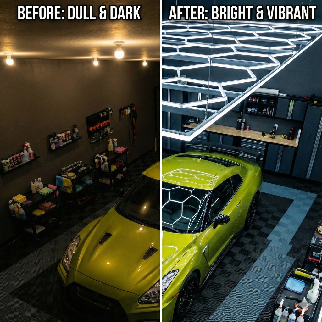 GarageHexs™ Ultra-Bright Professional Hexagon LED Lighting System