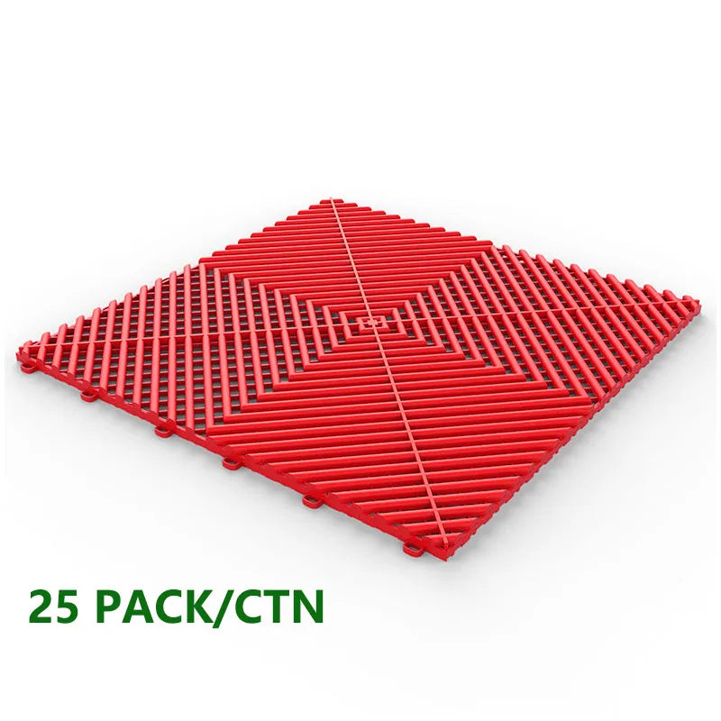 GarageHexs™ Pro-Drainage Interlocking Floor Tiles (25-Pack)