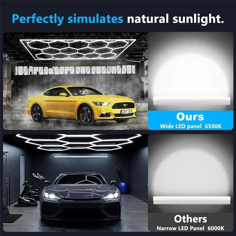 GarageHexs™ Ultra-Bright Professional Hexagon LED Lighting System