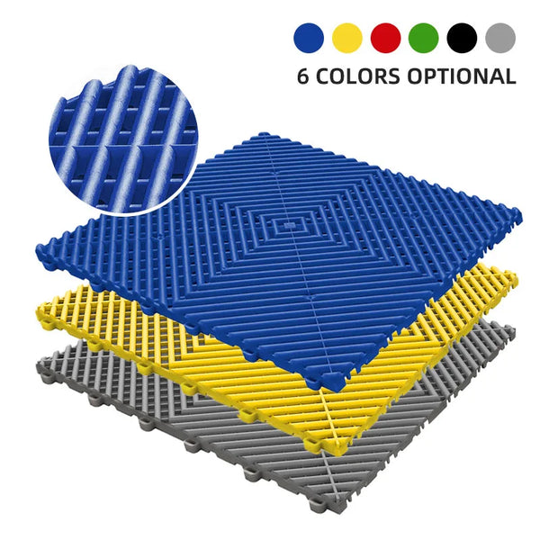 GarageHexs™ Pro-Drainage Interlocking Floor Tiles (25-Pack)