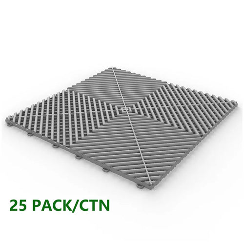 GarageHexs™ Pro-Drainage Interlocking Floor Tiles (25-Pack)